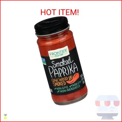 Frontier Co-op Smoked Paprika, 1.87 Ounce, Oak Wood Smoked & Ground Spanish Papr