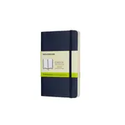 Moleskine Classic Soft Cover Notebook Plain Pocket (Sapphire Blue)