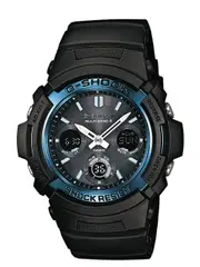 Casio Collection Chronograph AWG-M100A-1AER Black Resin Mens Watch