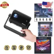 Electric Focus Mini Projector - WiFi 6 & Bluetooth 5.2 for Stunning Movies