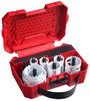 Milwaukee 49223090 - 12 Piece Hole Dozer Hole Saw Kit - Carbide Teeth