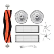 Replacement Part Kit for W10 W10 Pro Robot Vacuum Cleaner Main Side Brush Mop Cloth Hepa Filter