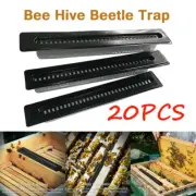 20Pcs Bee Hive Mite Beetle Blaster BeeHive Trap Beekeeping Equipment Tool Black