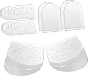 Healeved 6Pairs Height Increase Insoles Heel Wedge Shoe Inserts Washable Gel Cushions for Men Women S Non Slip and Versatile for Heels Flats Boots Sneakers