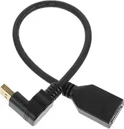 JOINPAYA Displayport Cable 90 Degree Extension Cord Male to Female Dp Adapter Laptop Monitor Connection 4k Ready