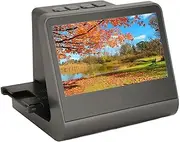 24MP/48MP Pixel 5-inch High-Definition Screen Film Scanner, Supports 35mm/135mm/126mm/110mm/8mm Color Positive and Negative Films