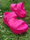 CROCS MEGA CRUSH PLATFORM SANDAL JUICE W 7 US / 37-38 EUR/ 5 UK