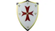 Armaduras Crusader's Shield Metal Construction Handle And Hanging Chain - 858