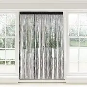 String Curtains Sparkle Door Curtain Fly Curtain Rod Pocket,Curtains Panel Divider Window Door Fly Screen for Door Wall and Window Decoration,100200cm