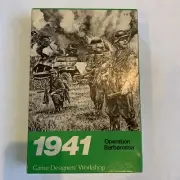 1941 OPERATION BARBOSSA GDW (Unpunched) Game Designers Workshop Wargame 1981
