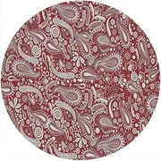 Slipmat Slip Mat Scratch Pad Felt for Any 12" LP DJ Vinyl Turntable Record Player Custom Graphical - Paisley RD-GY