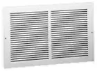 AmeriFlow 375W12X6 Baseboard Return Grille, Steel, White, 12 x 6-In. - Quantity