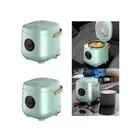 Vehicle Rice Cooker Rice Cooking Pot Fast Heating Mini Easy to Clean for Soup