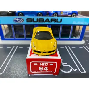 TOMICA NO.64-6 FERRARI 488 GTB 初回版 絕版新車貼