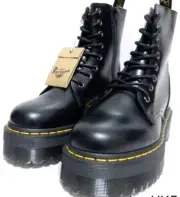 Authentic Dr. Martens JADON double sole 8 holes UK5 inside zip platform #2479D