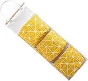 Hanging Storage Organiser Bag，Cotton and Linen Waterproof Storage Hanging Bag Hanging Multi-Layer Door Rear Debris(Color:Style D,Size:20.5X58.5cm) (Color : Style a, Siz (Color : Style a, Size : 20