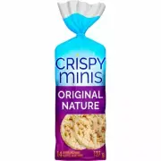 6X Quaker Crispy Minis Gluten-Free Original Rice Cakes 127g -CANADA -FRESH!