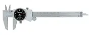 6" .001" GRAD. DIAL CALIPER W/ CASE & BLACK DIAL FACE MITUOTYO 505-742-56J NEW