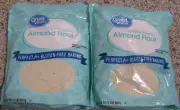 Lot 2 NEW Great Value Superfine Blanched Almond Flour Gluten-Free 2lbs ea 07/23