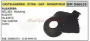 Carter Belt Guard for Lawn Mower Ntl 534 Mulching Stiga 046626
