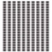 200 PCS 5mm Dark Brown Color Silicone Lined Micro Rings Beads For I Stick5886