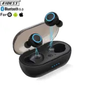 Bluetooth 5.0 Earpiece Handsfree Headphones Wireless Earphone Earbud Earpiece