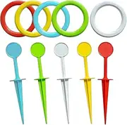Outdoor Ring Throwing,Yard Ring Throwing Game - Ring Throwing Game for Kids over 3 Years Old, Outdoor Throwing Rings for Speed and Agility Practice Game