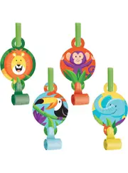 Jungle Safari 8 Pack Blowouts Party Favours