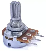 MINI POTENTIOMETER ALPHA C50K 50K 16mm REVERSE ANTI LOGARITHMIC POT PC MOUNT