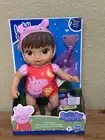 Baby Alive 11" Baby Doll Dressed as Peppa Pig "Good Night Peppa" Book