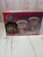Vintage Norpro Butter Warmers Set of 2 in Box White Ramekins New