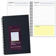 Cambridge 06096 QuickNotes Business Notebook 4-7/8 x 8", 80 Sheets