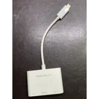 在飛比找蝦皮購物優惠-Macally USB-C to HDMI 4K三合1 連接