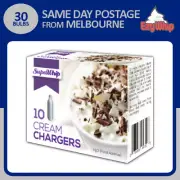 30 BULBS SUPAWHIP CREAM CHARGERS 10 PACK X 3 WHIPPER WHIPPED