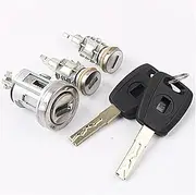 NPKNGZTATW Set Ignition Car Door Rear Trunk Lock Barrel Cylinder Latch with 2 Keys SIP22 for Locksmith Tools for Fiat for Ducato Locks and Hardware