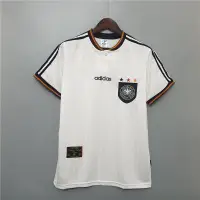 在飛比找蝦皮購物優惠-1996 年德國主場復古足球球衣足球男子