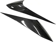 mknvu Headlight Eyelid Eyebrow Trim Cover Sticker,Fit For Jazz, GR9 2020-2022 Carbon Fiber Front Headlamp Brow Head Light Lamp Headlight Eyebrow Strips