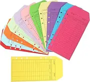 Veemoon 12Pcs Sheets for Cash Tracking for Home Office School Budgeting Easy to Use Money Organizing