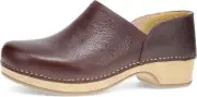 Dansko Brenna Cordovan Slip-On Clogs for Women - Memory Foam and Arch Support