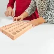 Montessori Mini Cylinder Block Educational Toys School Problem Solving Early
