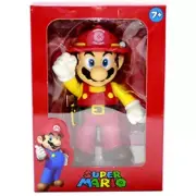 Super Mario Bros Mario Firefight Action Figure Anime Peripherals Model Doll Toys