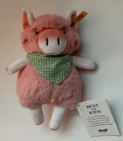 Steiff Mini Pigilee/Piggilee Happy Farm Plush Pig 7½" 103179 100% Polyester NWT