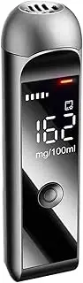 Portable Breathalyzer Alcohol Tester – Accurate Display | Breath Alcohol Detector For Personal Use | Digital Alcohol Level Test | Device For Drivers | Office Or Travel | Home | Safety Check