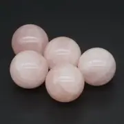 5pc (20MM) Natural Gemstone Rose Quartz Crystal Reiki Healing Sphere Ball