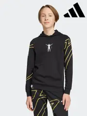 adidas Black Jude Bellingham Culturewear Hoodie (AH5419) | $88