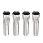 4 Pcs Caulking Nozzles, 9mm Width Stainless Steel Reusable Caulk Nozzle Tool