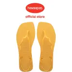 【HAVAIANAS 哈瓦仕】涼鞋 女鞋 拖鞋 夾腳拖 時尚 鑽石切割 SOLEIL 黃 4148977-5559W(哈瓦士)