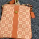 New COACH Shoulder Bag Salmon Pink Diagonal Bag