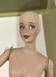 NUDE- The Charleston Barbie Porcelain Doll Bob Mackie Mattel
