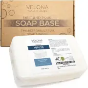 2, 5, 10, 25 LB - White Melt and Pour Soap Base by Velona | SLS/SLES Free
